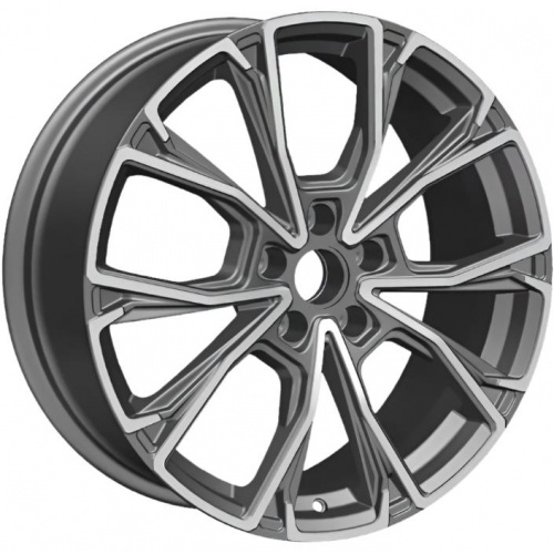 Khomen KHW 1907 7.5x19 5*108 ET46 DIA63.3 Gray-FP Литой