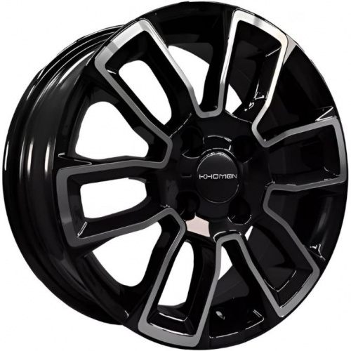 Khomen KHW 1406 5.5x14 4*100 ET45 DIA56.1 Black-FP Литой