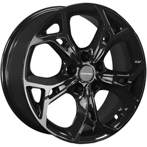 Khomen KHW 1702 7x17 5*108 ET50 DIA63.3 Black Литой