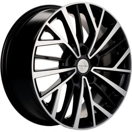 Khomen KHW 1717 7x17 5*114.3 ET39 DIA60.1 Black-FP Литой